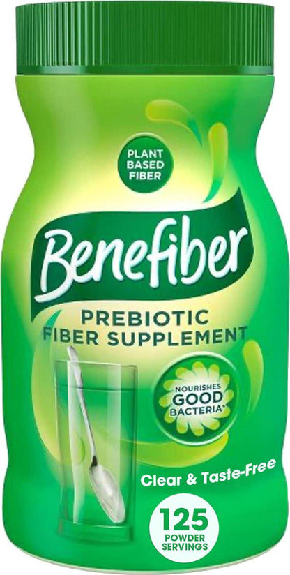 Benefiber Benefiber Daily Prebiotic Fiber Supplement Powder For Digestive Health, Unflavored - 125 Servings (17.6 Ounces)