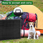 BestPet Folding Metal Dog Crate 42 Inch Double Door with Tray and Divider for Large Dogs Black