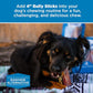 Best Bully Sticks 4", 8 oz Pack, All-Natural, Rawhide-Free Chews for Small & Young Dogs, Grass-Fed Beef