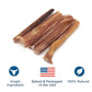Best Bully Sticks 4", 8 oz Pack, All-Natural, Rawhide-Free Chews for Small & Young Dogs, Grass-Fed Beef