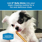 Best Bully Sticks 6" Bully Chews for Dogs, 8 oz Pack, Natural Grass-Fed Beef, Rawhide-Free, Medium Breeds