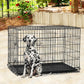 BestPet 48-Inch Folding Metal Dog Crate, Large Dogs, Double Door, Divider, Removable Tray, Indoor/Outdoor