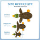 Best Pet Supplies Stuffless Squeaky Dog Toy, Small Wild Duck, 2-in-1 Soft Durable Plush Toy, No Stuffing