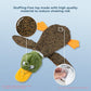 Best Pet Supplies Stuffless Squeaky Dog Toy, Small Wild Duck, 2-in-1 Soft Durable Plush Toy, No Stuffing