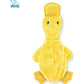 Best Pet Supplies Crinkle Dog Toy Duck Yellow Plush Squeaky Indoor Play for All Breeds No Stuffing