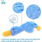 Best Pet Supplies Crinkle Dog Toy No Stuffing Squeaky Plush Duck Blue Fun Indoor Chew Toy for Small Medium Large Breeds and Puppies