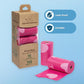 Best Pet Supplies Dog Poop Bags, 150 Ct, Thick, Leak-Proof, Refill Rolls, Heart Print, for Walks/Travel