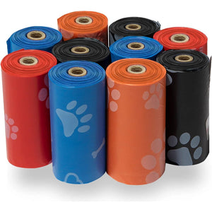 Best Pet Dog Poop Bags, Leakproof & Tear-Resistant, 150 Ct Assorted Color Refill Rolls