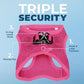 Best Pet Supplies Voyager Step-In Dog Harness, Small Reflective Mesh, No Pull, Hook & Loop, Fuchsia S