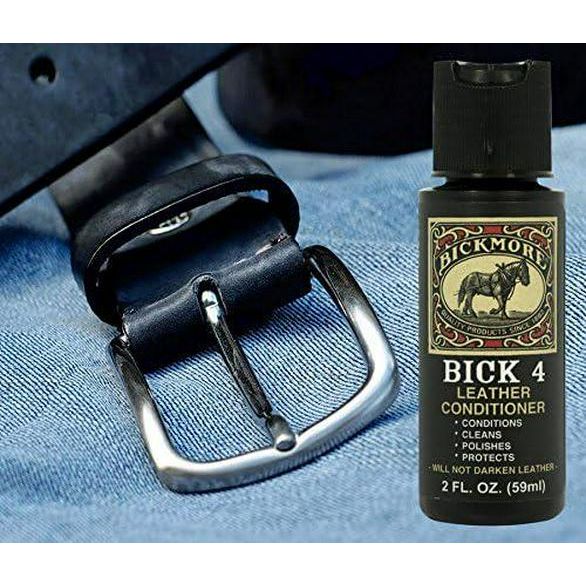 Bick 4 Leather Conditioner And Leather Cleaner 2 Oz - Will Not Darken Leather - Safe For All Colors Of Leather Apparel, Furniture, Jackets, Shoes, Auto Interiors, Bags And All Other Leather Accessories,