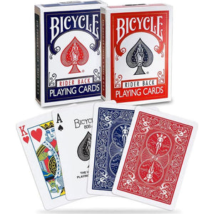Bicycle Rider Back Playing Cards, 2 Ct (Red & Blue), Standard Index, Premium Quality Poker Cards