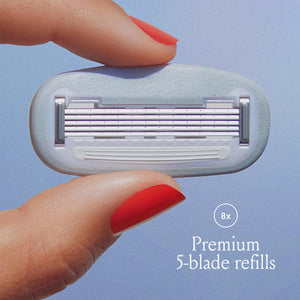 Billie Billie Women S Razor Refill Blades 5-Blade Cartridges - 8 Count