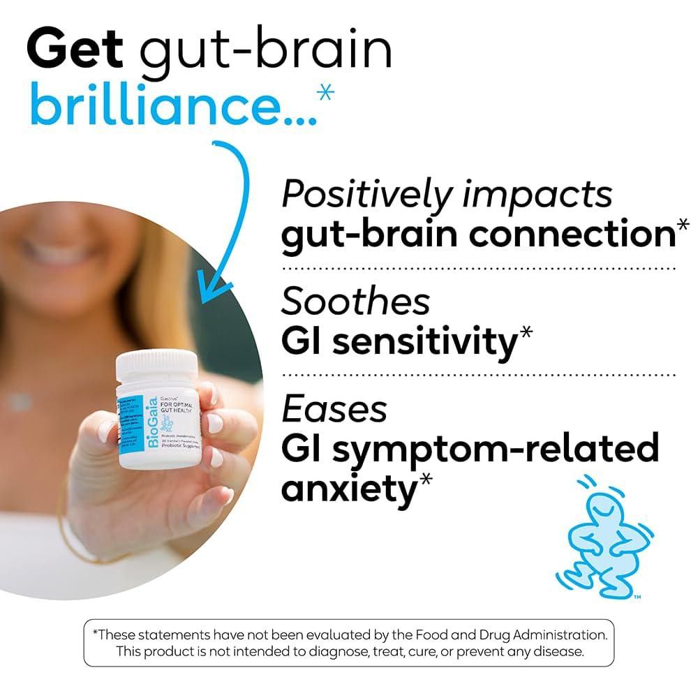 BioGaia Gastrus Gut Health Probiotic | Eases Abdominal Discomfort, Gas And Bloating | Promotes Regularity And A Healthy Gut | Contributes To A Balanced Microbiome | Backed By 30 Years Of Research,
