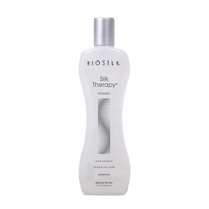 BioSilk BioSilk Silk Therapy Original Cure, Reconstructing Treatment For Adding Shine And Helping Prevent Split Ends, Sulfate, Paraben, And Cruelty-Free, 12 Oz