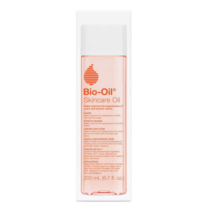 Bio-Oil Bio-Oil Skincare Body Oil Serum, Face And Body Moisturizer With Vitamin E And A, For Scars, Stretch Marks, Sensitive Skin, All Skin Types, Dermatologist Recommended, Non-Comedogenic, 6.7 Oz
