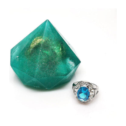 Nature Skin Shop Birthstone Gem Soap, Aquamarine Scent, Unique Gift