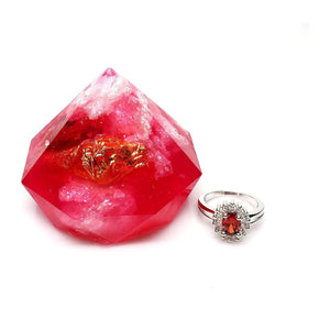 Nature Skin Shop Birthstone Gem Soap, Garnet Scent, Unique Gift