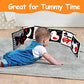 Black and White High Contrast Soft Baby Book Crinkle Sensory Toy for Tummy Time Brain Development Ages 0 to 12 Months