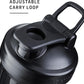 BlenderBottle Classic V2 Shaker Bottle, Perfect for Protein Shakes and Pre-Workout, 20oz, Clear/Black
