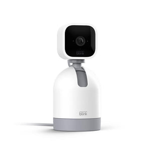 Blink Mini Pan Tilt Indoor Smart Security Camera with HD Video and Alexa White