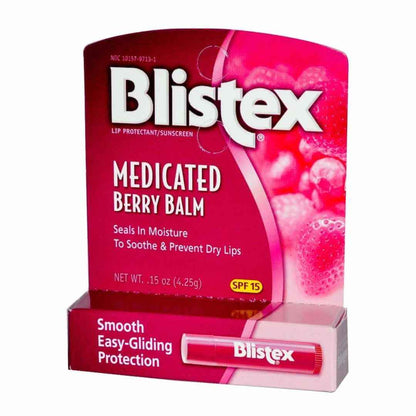 Blistex Medicated SPF 15 Berry Lip Balm 4.25g,041388220215