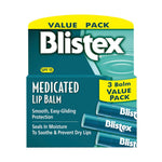 Blistex Medicated SPF 15 Lip Balm (Pack Of 3) 4.25g Each,041388000466