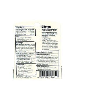Blistex Medicated SPF 15 Lip Balm 4.25g,041388220611