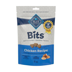 Blue Buffalo Blue Bits Chicken Soft Moist Training Dog Treats Natural Recipe 11 oz Bag