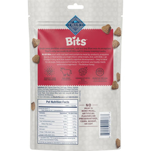 Blue Buffalo Bits Soft Training Dog Treats 11 oz Bag Beef Recipe with DHA Made from Natural Ingredients Ideal for Puppies and Adults