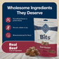 Blue Buffalo Bits Soft Training Dog Treats 11 oz Bag Beef Recipe with DHA Made from Natural Ingredients Ideal for Puppies and Adults