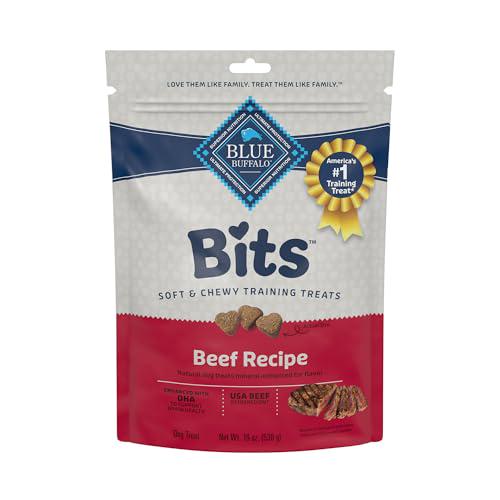 Blue Buffalo Bits Soft Training Dog Treats Beef Flavor with DHA 19 oz Bag