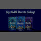 Blue Buffalo Bursts Cat Treats Chicken Flavor 12 oz Tub Crunchy Outside Creamy Center