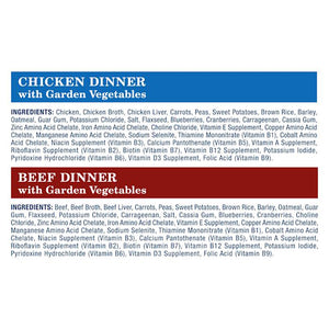 Blue Buffalo Homestyle Recipe Wet Dog Food Variety Pack, Chicken & Beef, 12.5 oz x 6 Cans