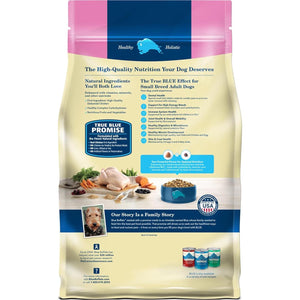 Blue Buffalo Small Breed Adult Dog Food Chicken and Brown Rice 5 lb Dry Kibble Natural Ingredients