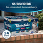 Blue Buffalo Tastefuls Wet Cat Food Variety Pack 24 Count 5.5 oz Flaked Tuna Chicken Fish and Shrimp Cans Natural Ingredients