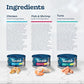 Blue Buffalo Tastefuls Flaked Wet Cat Food Variety Pack, 3 oz Cans x 24, Tuna, Chicken, Fish & Shrimp in Gravy