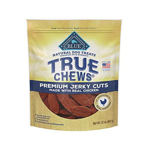Blue Buffalo True Chews, 32 oz, Chicken Jerky Dog Treats, Made in USA with Natural Ingredients, Grain Free