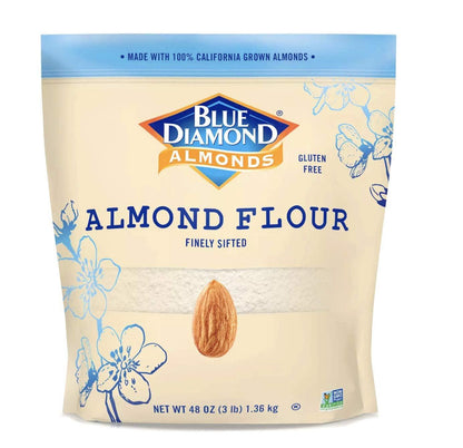 Blue Diamond Almonds, Almond Flour, Gluten-Free, Blanched & Finely Sifted, 48 oz, Ideal for Baking & Cooking