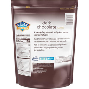Blue Diamond Almonds Oven Roasted Dark Chocolate Flavored Snack Nuts, 40oz, Perfect for Snacking, On-the-Go, Lunches & More
