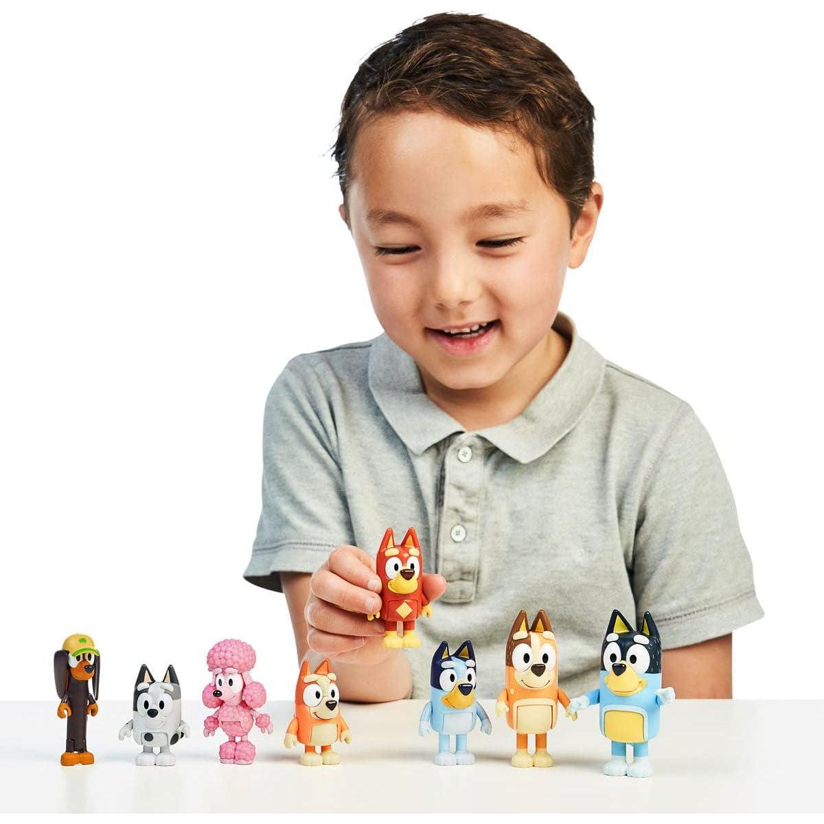 Bluey Figure 4 Pack - Friends Pack, Multicolor (13014),