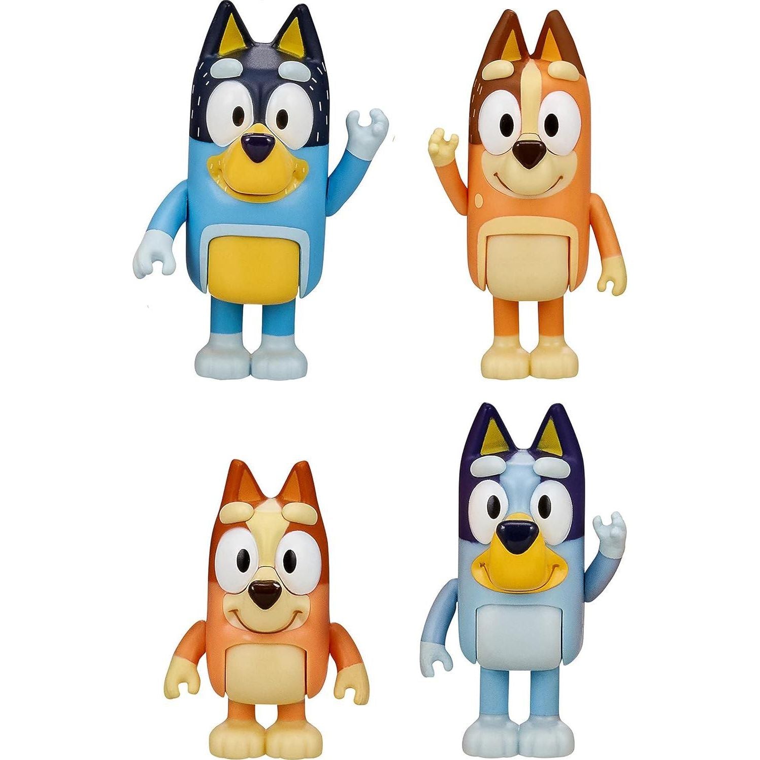 Bluey Figure 4 Pack - Family Pack, Multicolor (13009),