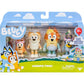 Bluey Figure 4-Pack Wedding Time, Re-Enact Uncle Rad And Frisky's Wedding Day And Bingo Flower Girl Figures,