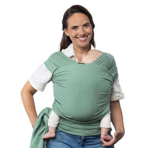 Boba Baby Wrap Carrier - Original Baby Carrier Wrap, Baby Sling For Newborns - Baby Wearing Essentials - Newborn Wrap Swaddle Holder, Newborn To Toddler Infant Baby Sling, 7-35 Lbs (Sage Green),
