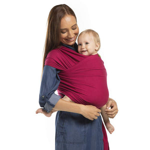 Boba Baby Wrap Carrier - Original Baby Carrier Wrap Sling For Newborns - Baby Wearing Essentials - Newborn Wrap Swaddle Holder, Newborn To Toddler Infant Sling (Sangria),