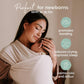 Boba Baby Wrap Carrier - Original Baby Carrier Wrap Sling For Newborns - Baby Wearing Essentials - Newborn Wrap Swaddle Holder, Newborn To Toddler Infant Sling (Serenity Organic Stone),