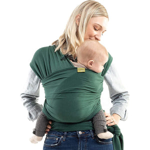 Boba Baby Wrap Carrier Newborn To Toddler - Stretchy Baby Wraps Carrier Hands-Free Baby Carrier Wrap, Carrier Sling, Baby Carrier Newborn To Toddler 7-35lbs (Organic Serenity Rainforest),