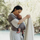 Boba Baby Wrap Carrier - Original Baby Carrier Wrap, Baby Sling For Newborns - Baby Wearing Essentials - Hands-Free Newborn Wrap Swaddle Holder, Newborn To Toddler Infant Baby Sling, 7-35 Lbs (Grey),