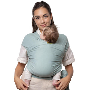 Boba Baby Wrap Carrier - Original Baby Carrier Wrap Sling For Newborns - Baby Wearing Essentials - Newborn Wrap Swaddle Holder, Newborn To Toddler Infant Sling (Serenity Sea Mist),