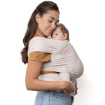 Boba Baby Wrap Carrier - Original Baby Carrier Wrap Sling For Newborns - Baby Wearing Essentials - Newborn Wrap Swaddle Holder, Newborn To Toddler Infant Sling (Serenity Organic Stone),