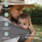 Boba Baby Wrap Carrier - Original Baby Carrier Wrap, Baby Sling For Newborns - Baby Wearing Essentials - Hands-Free Newborn Wrap Swaddle Holder, Newborn To Toddler Infant Baby Sling, 7-35 Lbs (Grey),